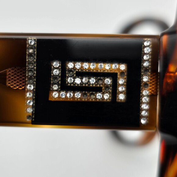 Versace Mod. 4166-B 547/73 Tortoise Rhinestone Sunglasses FRAME ONLY w Case 58mm main image 11